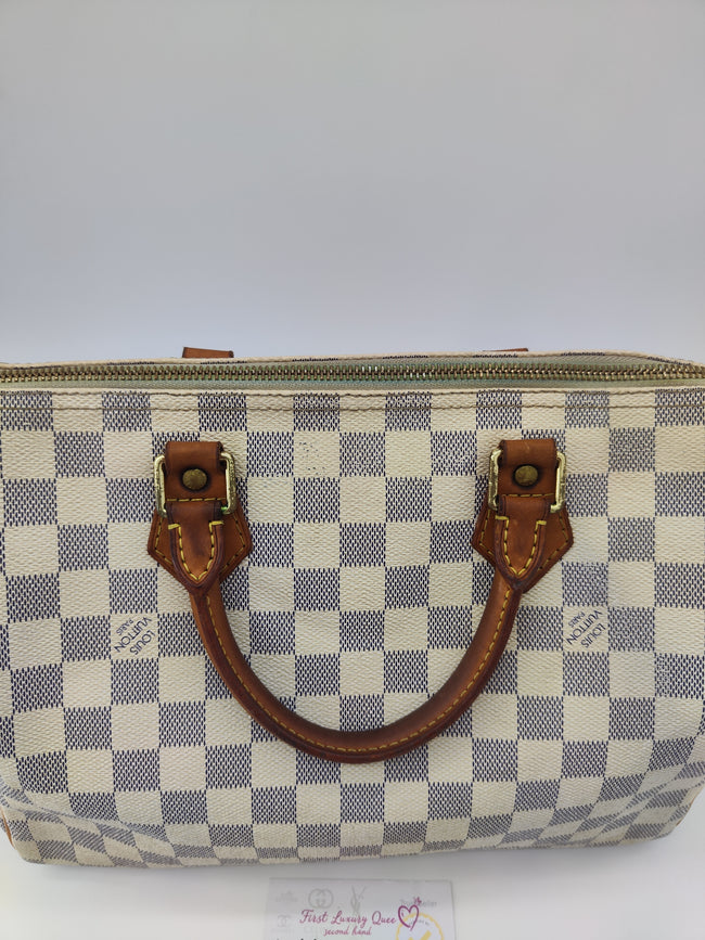 Speedy 30 damier d'azur