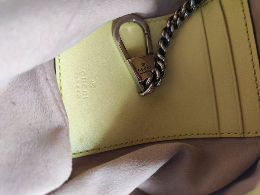 Secchiello Gucci giallo