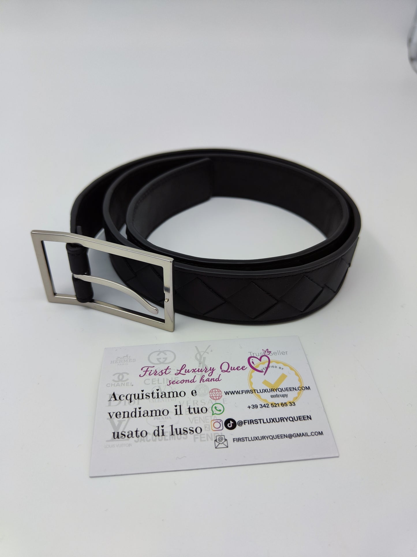 Cintura Bottega Veneta nera