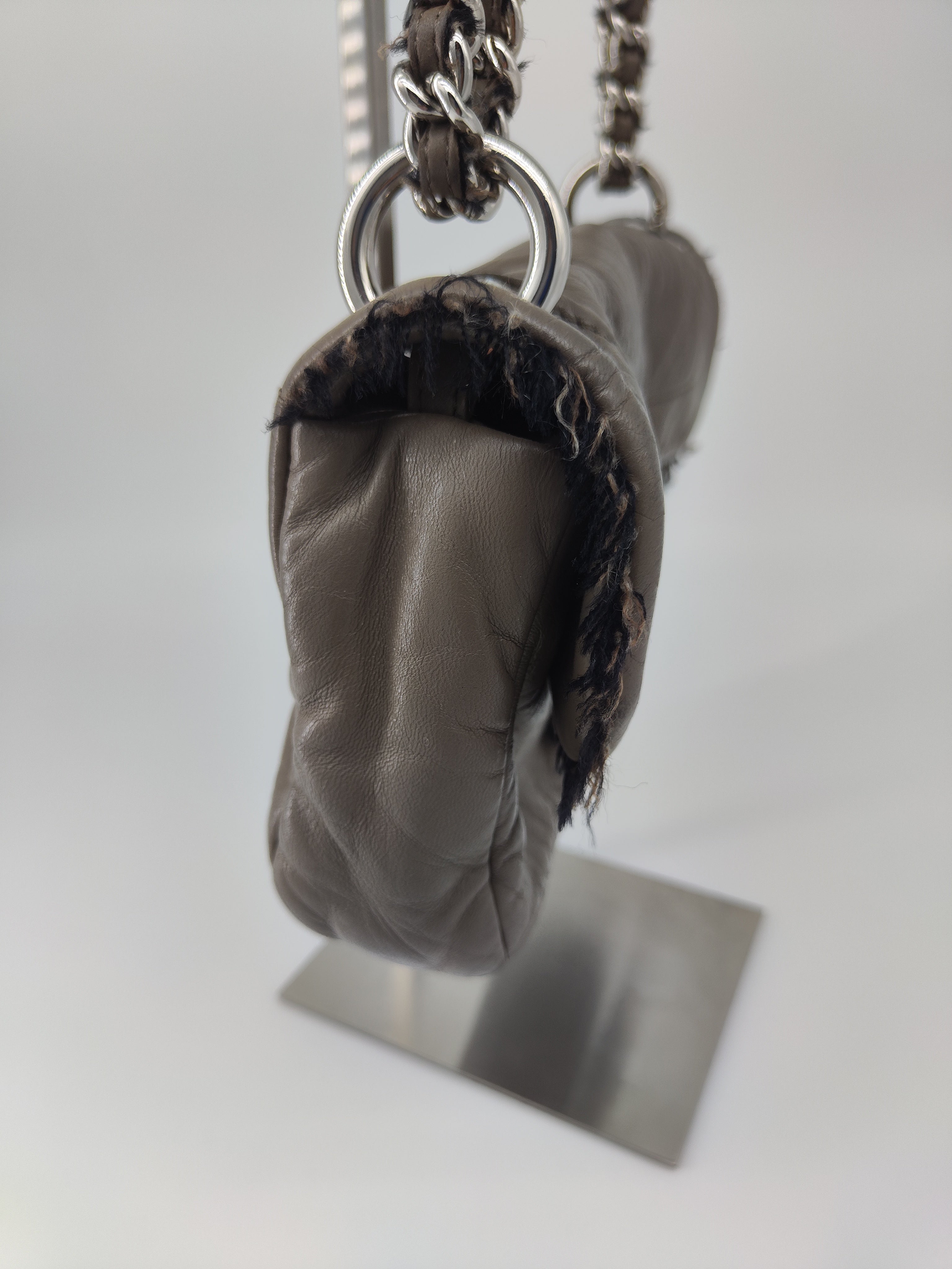 Chanel tweed flap